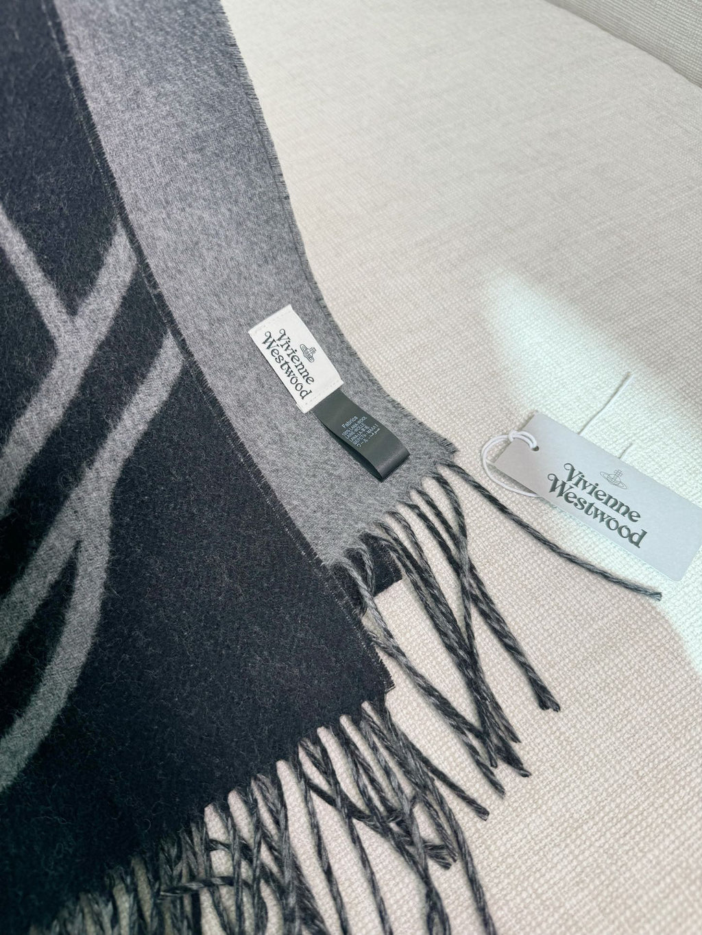 Vivienne Westwood Jacquard Logo Detail Scarf - 973646119 - Photo 6
