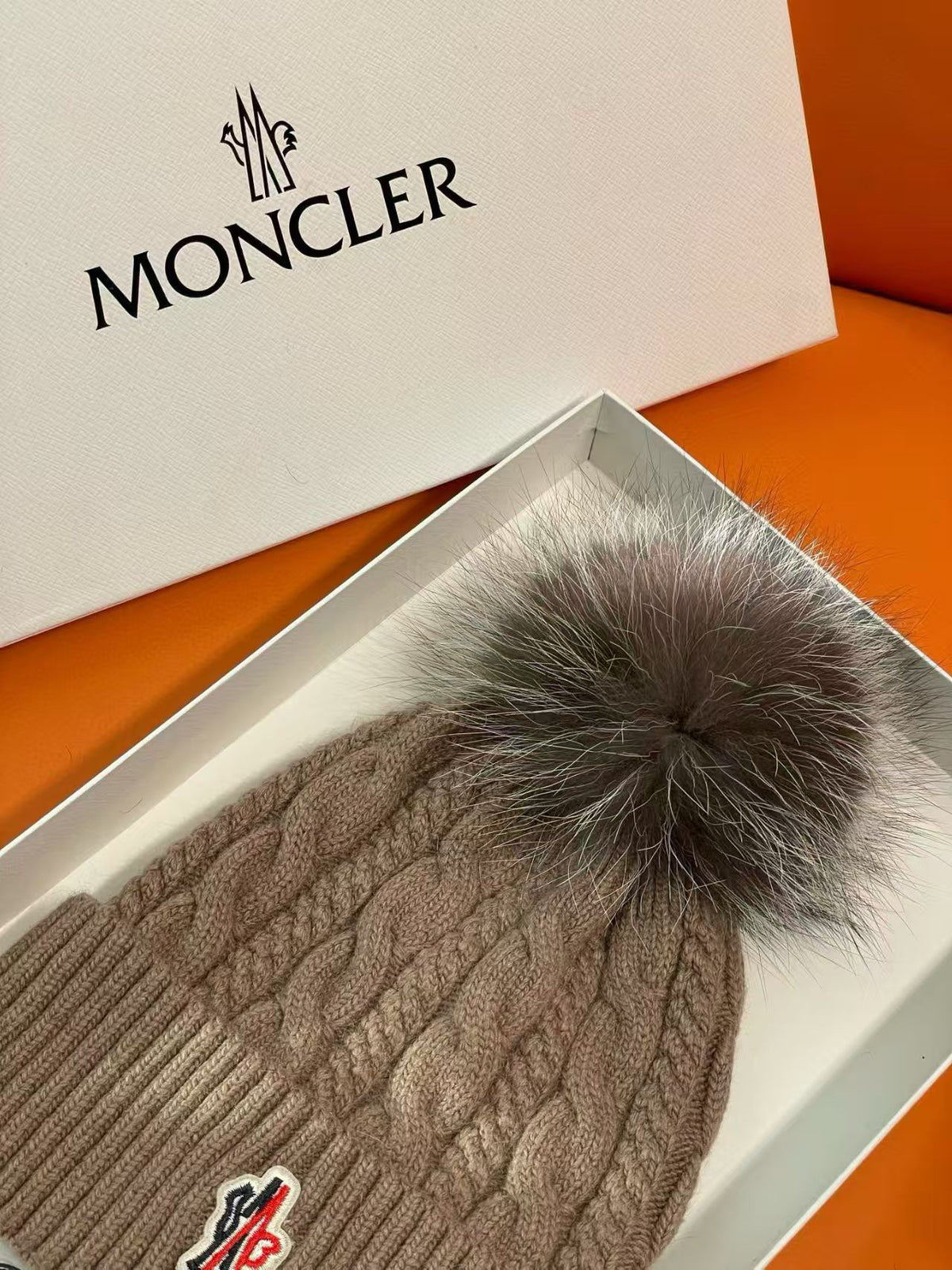 Moncler Knit Pom-Pom Beanie - 1149273309 - Photo 6