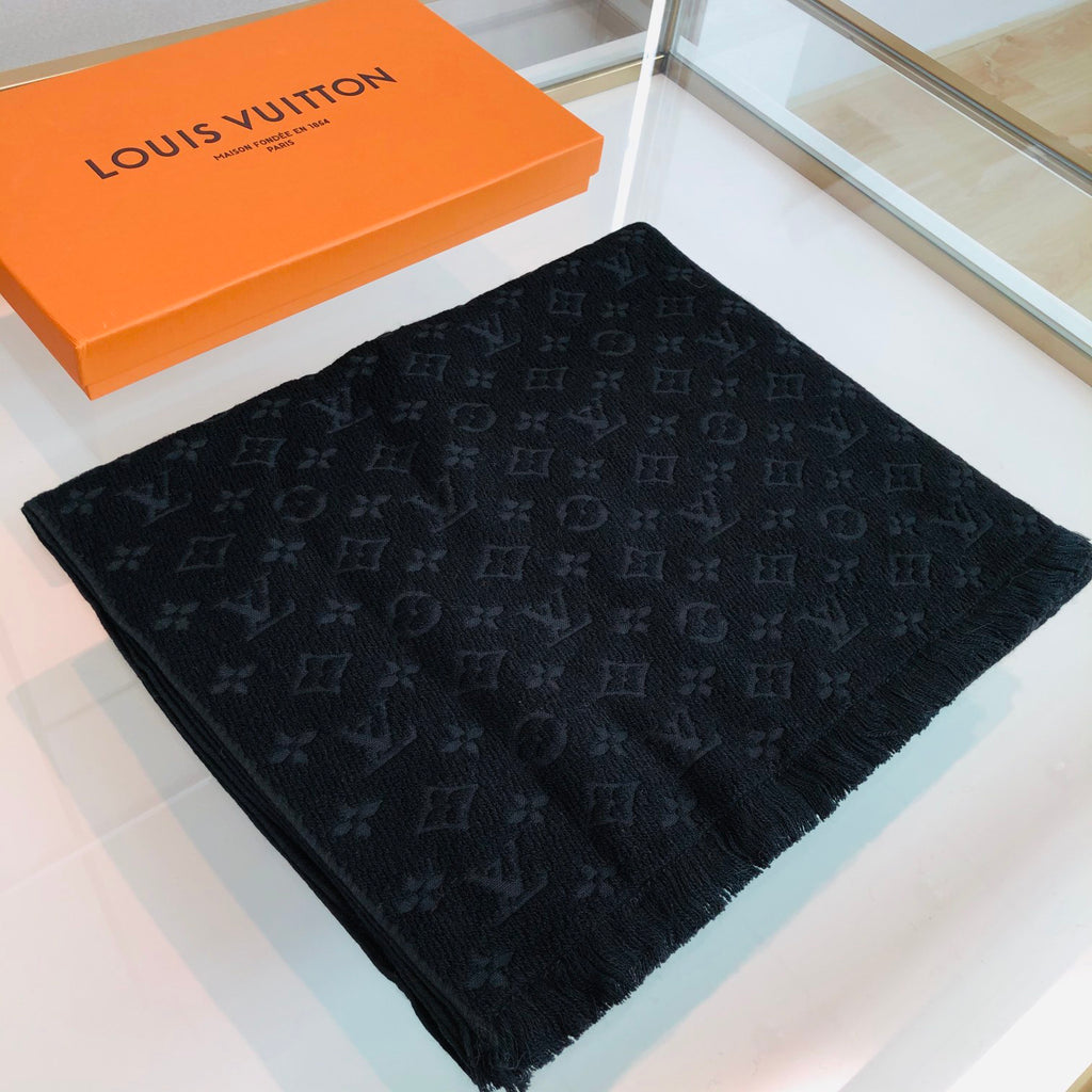 Louis Vuitton Jacquard Logo Detail Scarf - 979032534 - Photo 6