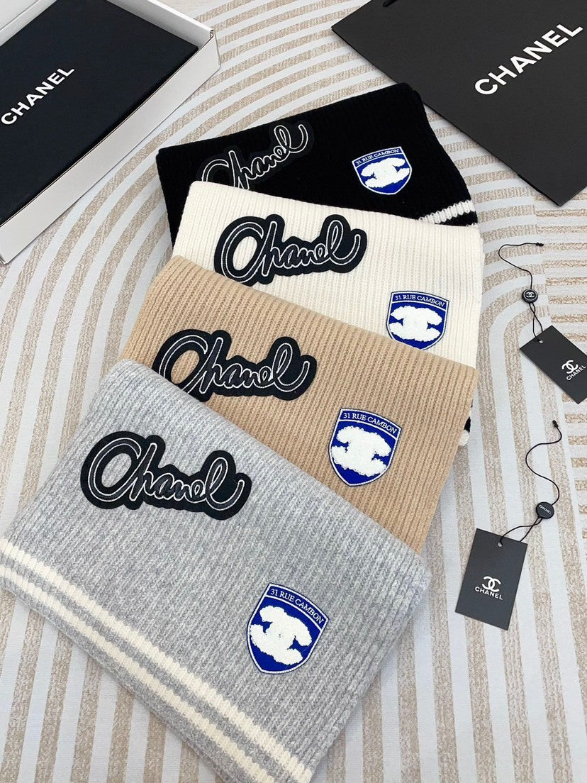 Chanel Logo Detail Scarf - 945354484 - Photo 6