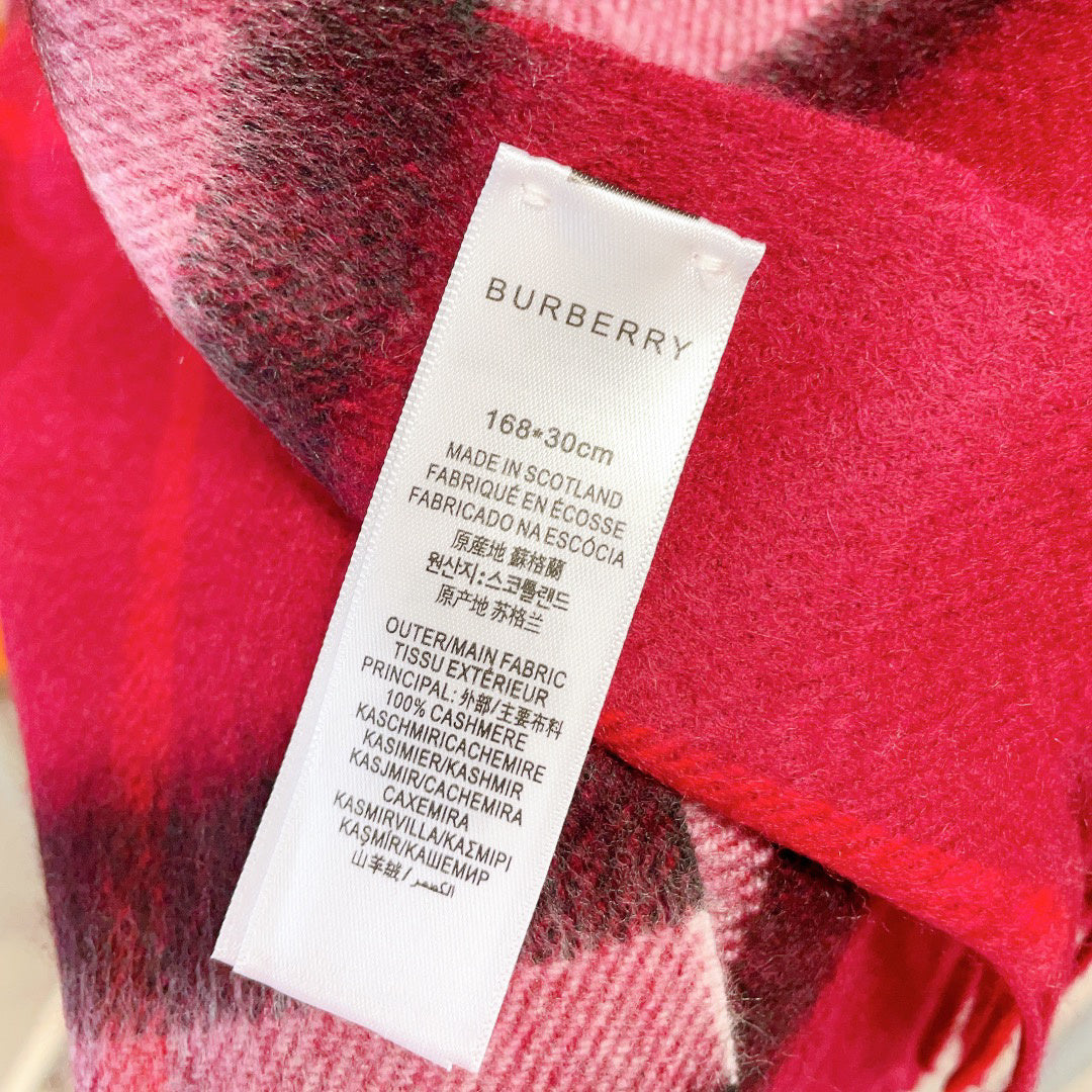 Burberry Check Pattern Scarf - 975223125 - Photo 6