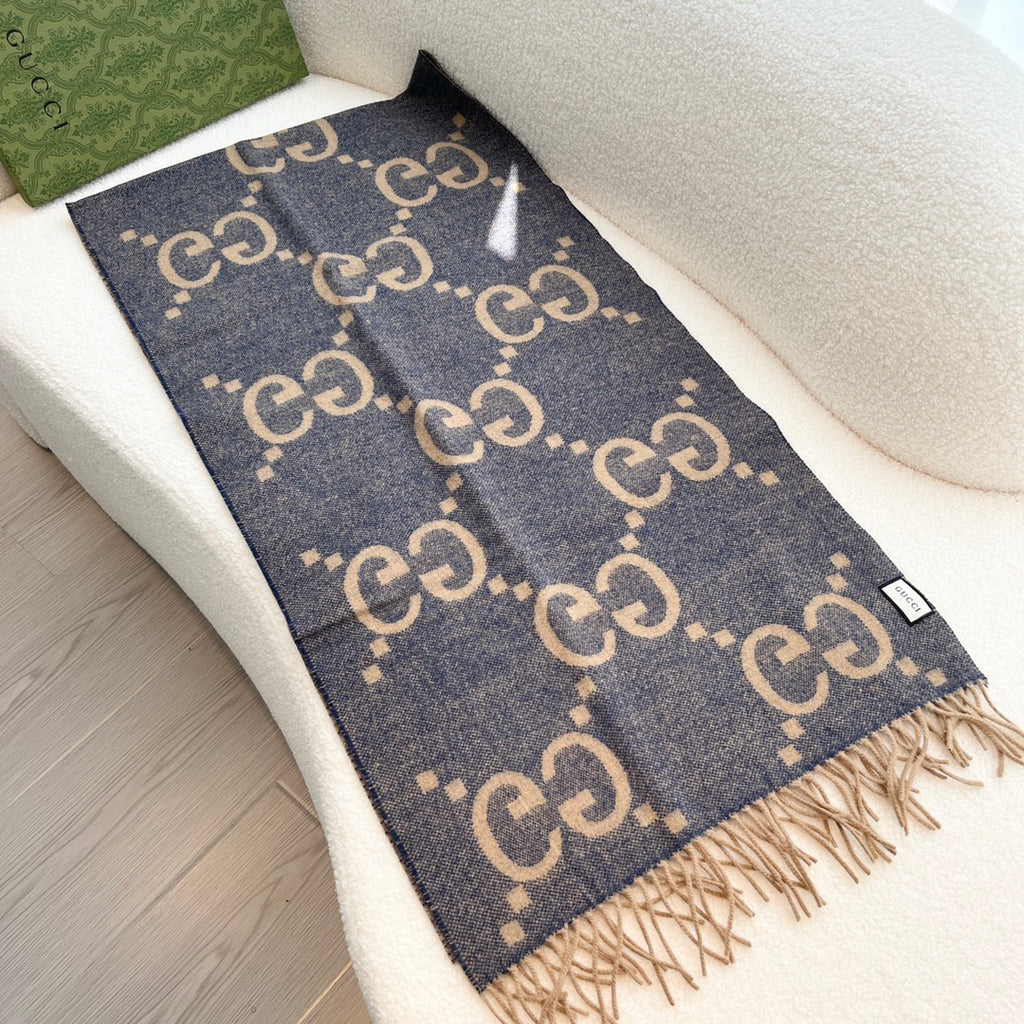 Gucci Jacquard Scarf - 973281738 - Photo 6