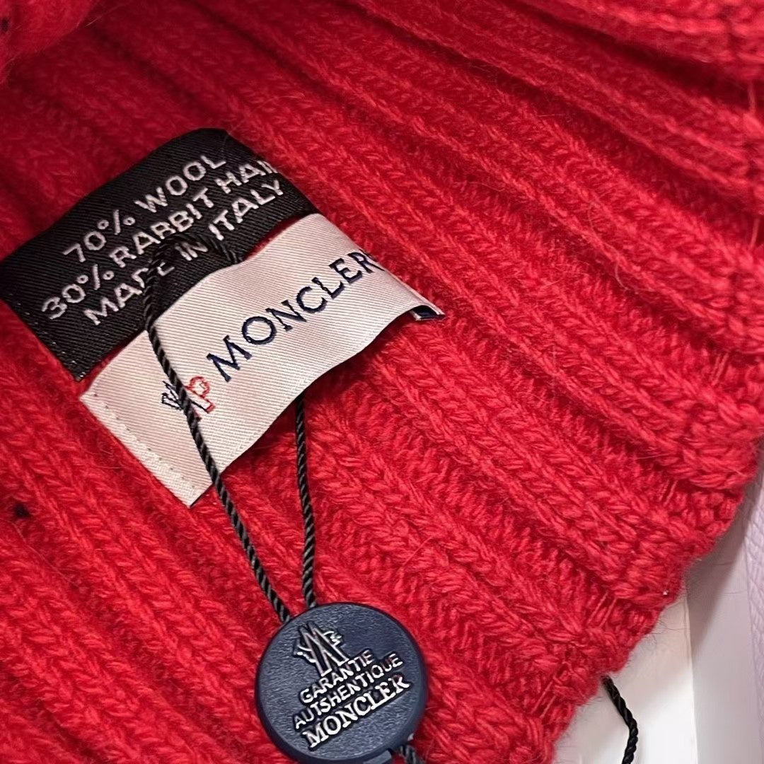 Moncler Knit Pom-Pom Beanie - 1107213991 - Photo 6