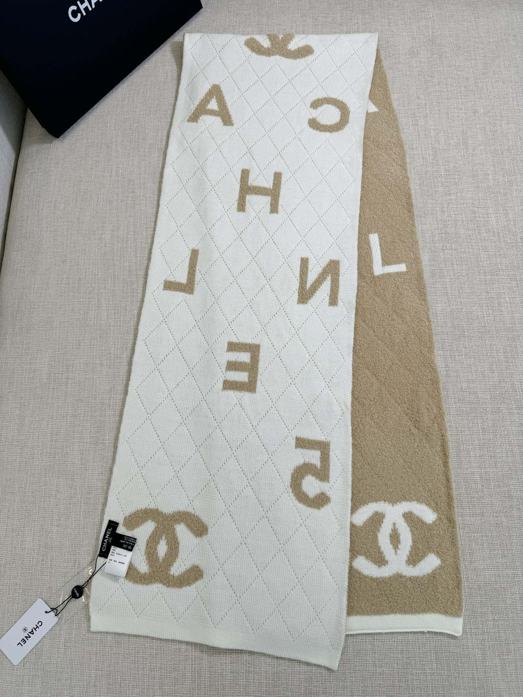 Chanel Jacquard Scarf - 968653424 - Photo 6