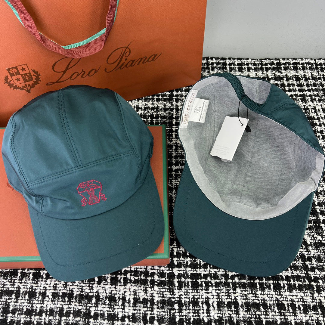 Loro Piana Embroidered Logo Detail Baseball Cap - 1005769149 - Photo 6