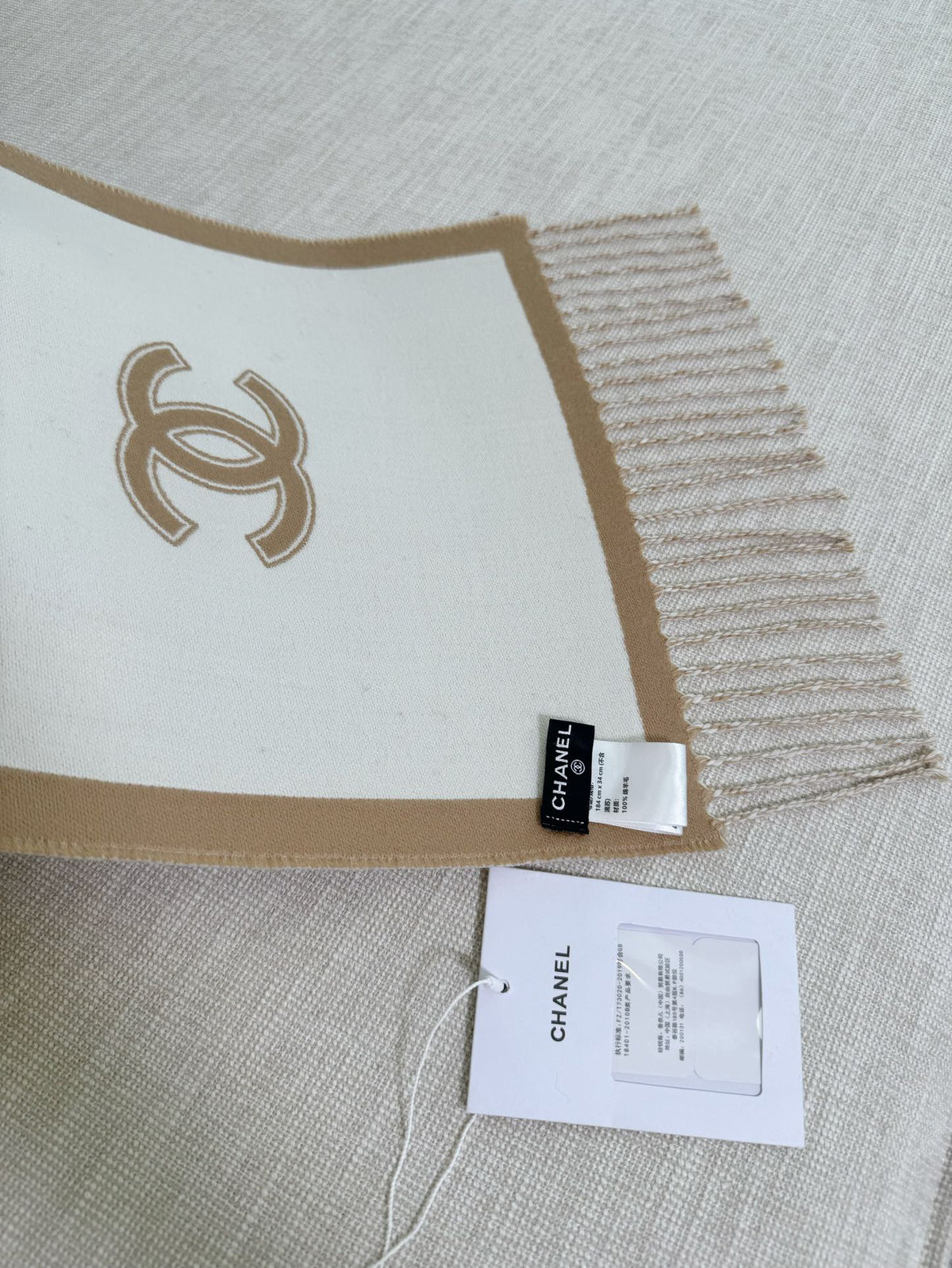 Chanel Colorblock Scarf - 973282922 - Photo 6