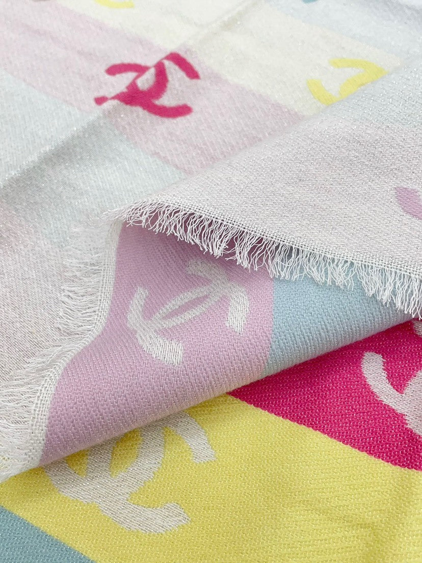 Chanel Logo Detail Scarf - 945369014 - Photo 6