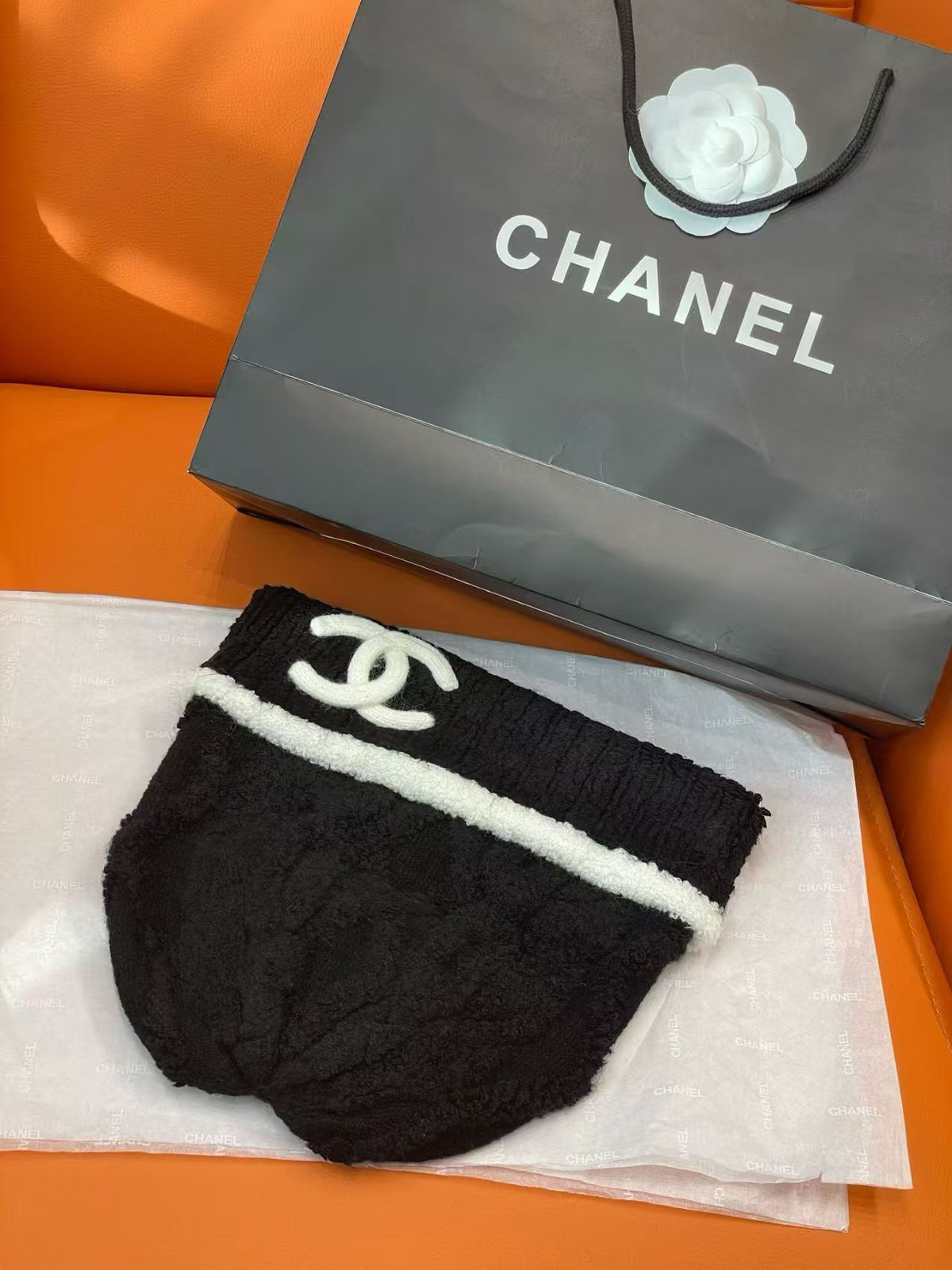 Chanel Colorblock Knit Beanie - 1149273248 - Photo 7
