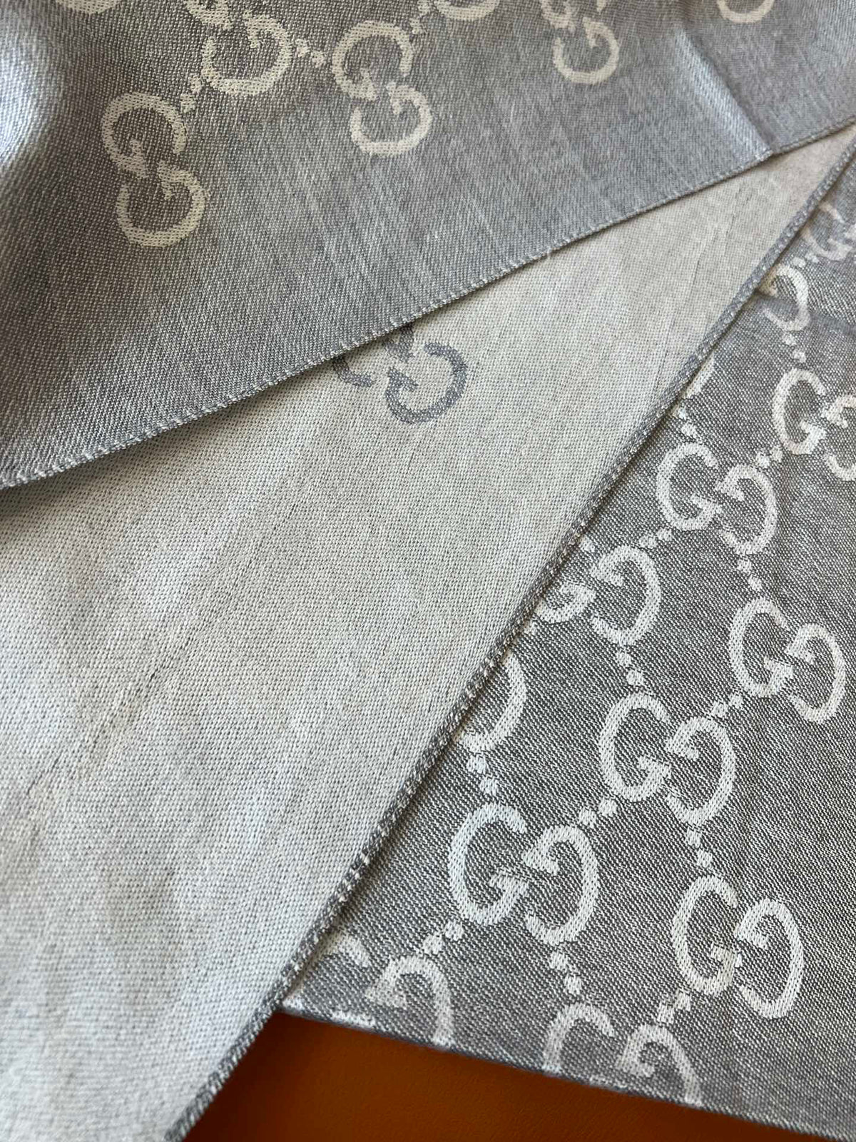 Gucci Jacquard Logo Detail Scarf - 934801552 - Photo 7
