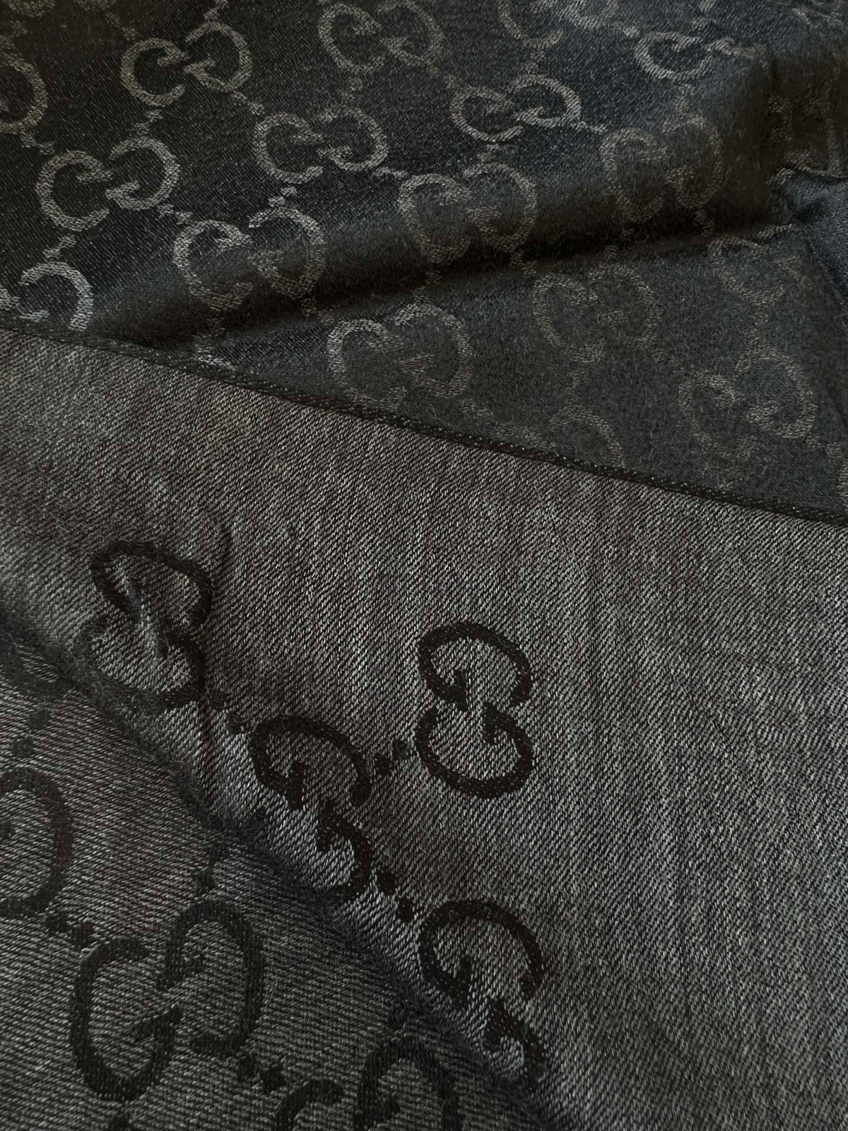 Gucci Jacquard Logo Detail Scarf - 934801515 - Photo 7