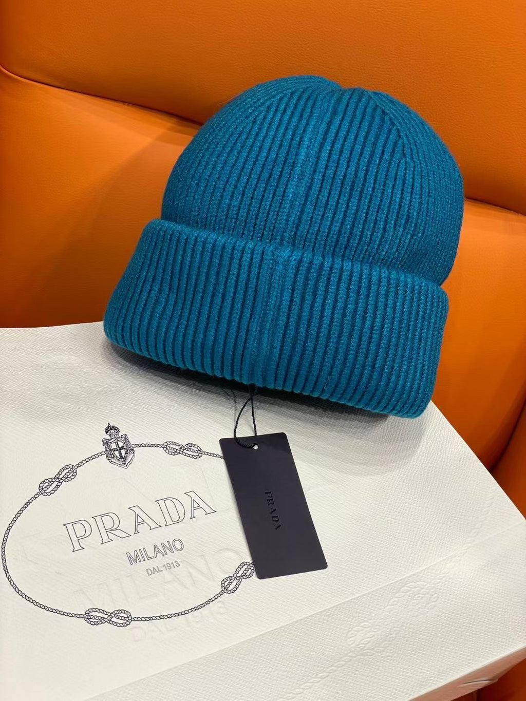 Prada Knit Beanie - 1141790595 - Photo 7