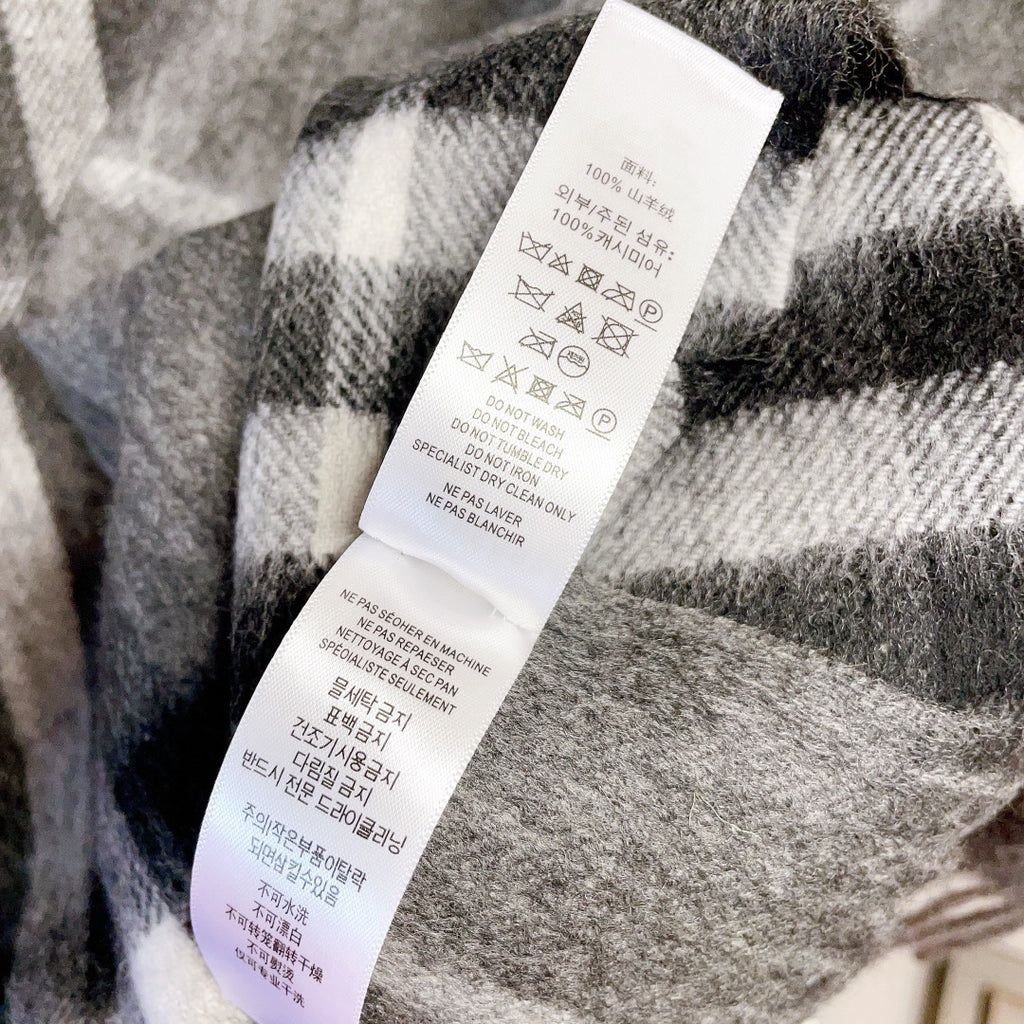 Burberry Check Pattern Scarf - 975222871 - Photo 7