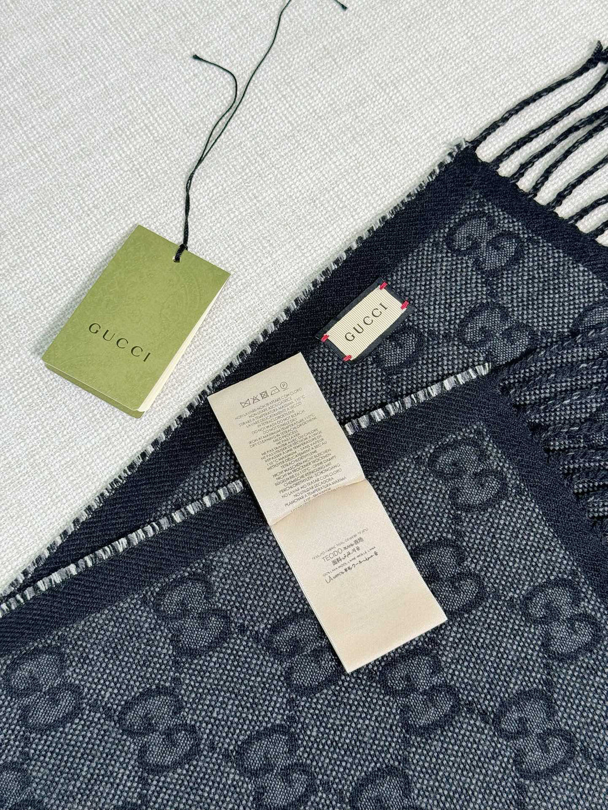 Gucci Jacquard Scarf - 973282352 - Photo 7