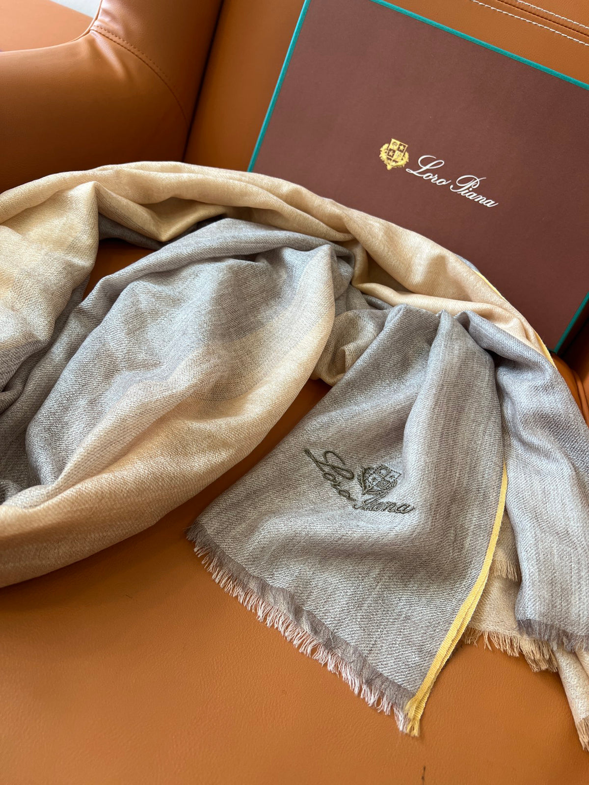 Loro Piana Gradient Scarf - 984597126 - Photo 7