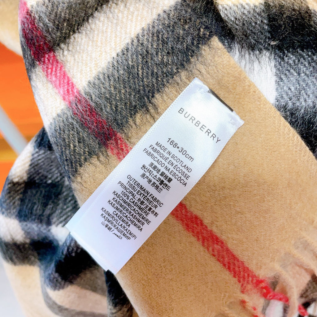 Burberry Check Pattern Scarf - 975222425 - Photo 7