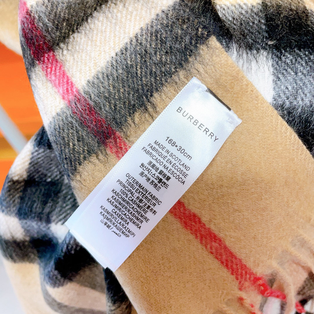 Burberry Check Pattern Scarf - 975222425 - Photo 7