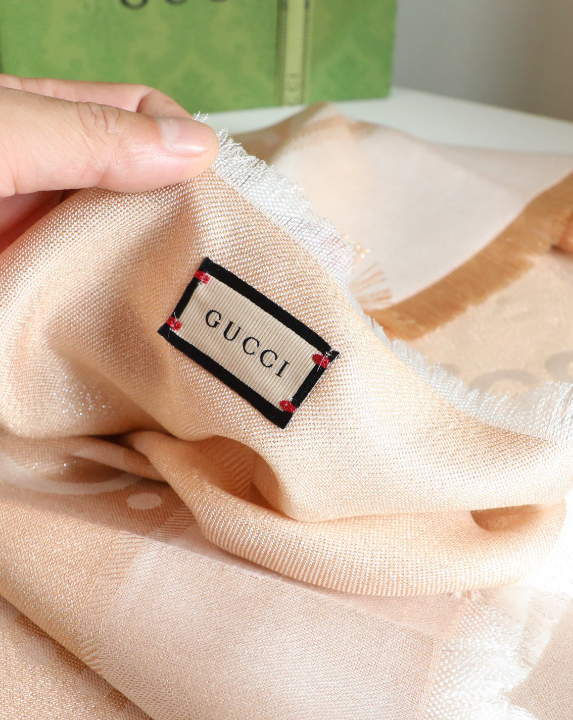 Gucci Square Scarf - 965874321 - Photo 7