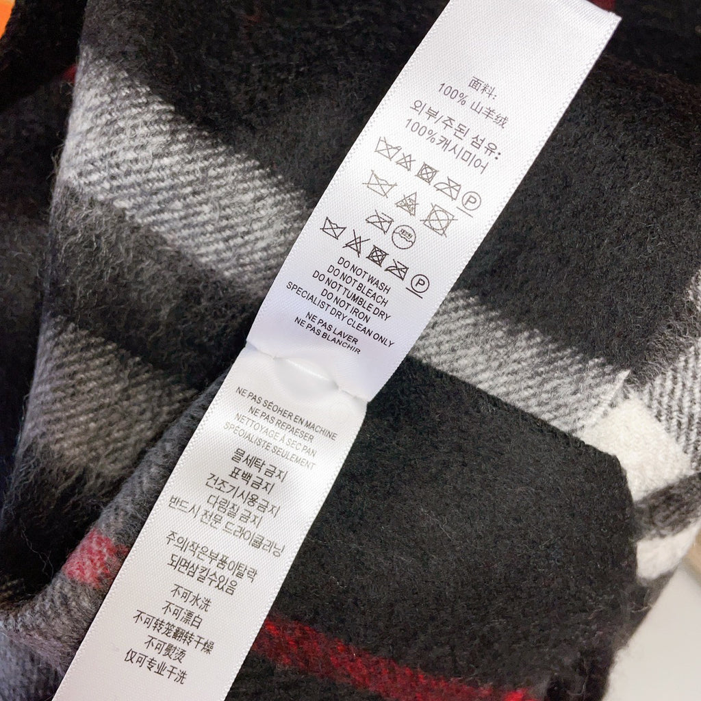 Burberry Check Pattern Scarf - 975222747 - Photo 7