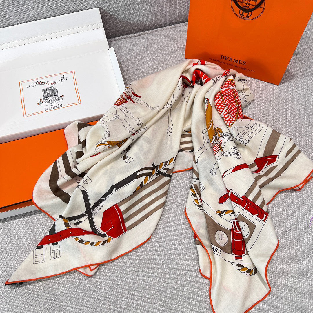 Hermes Square Scarf - 1013462286 - Photo 7