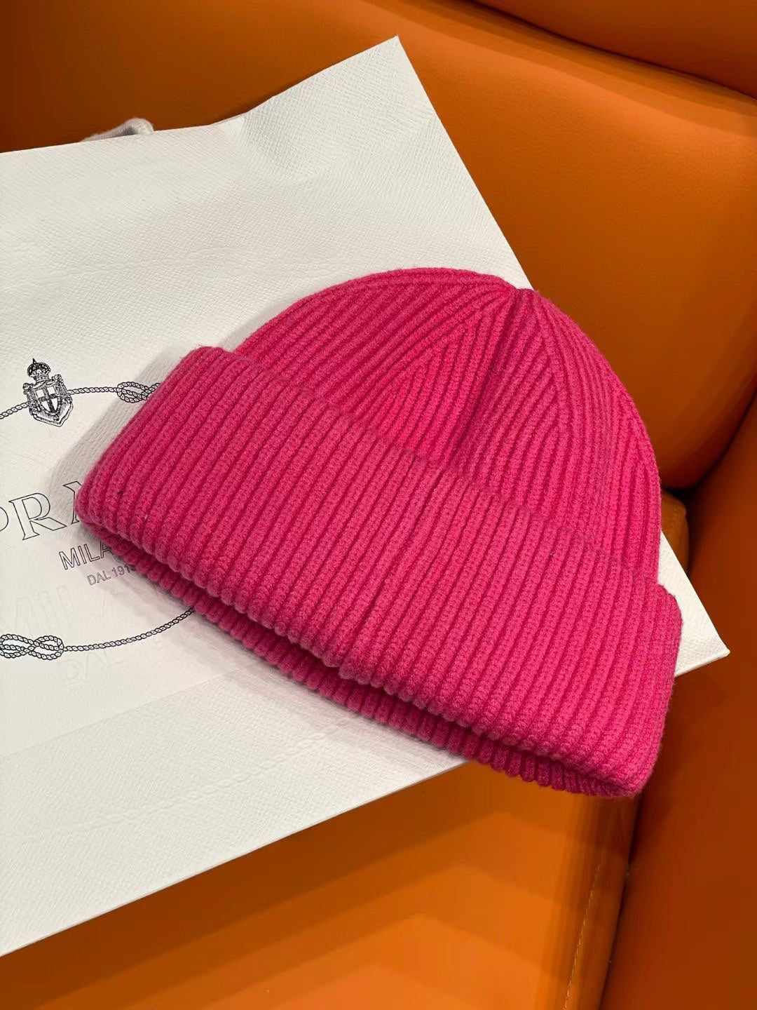 Prada Knit Beanie - 1141790756 - Photo 7