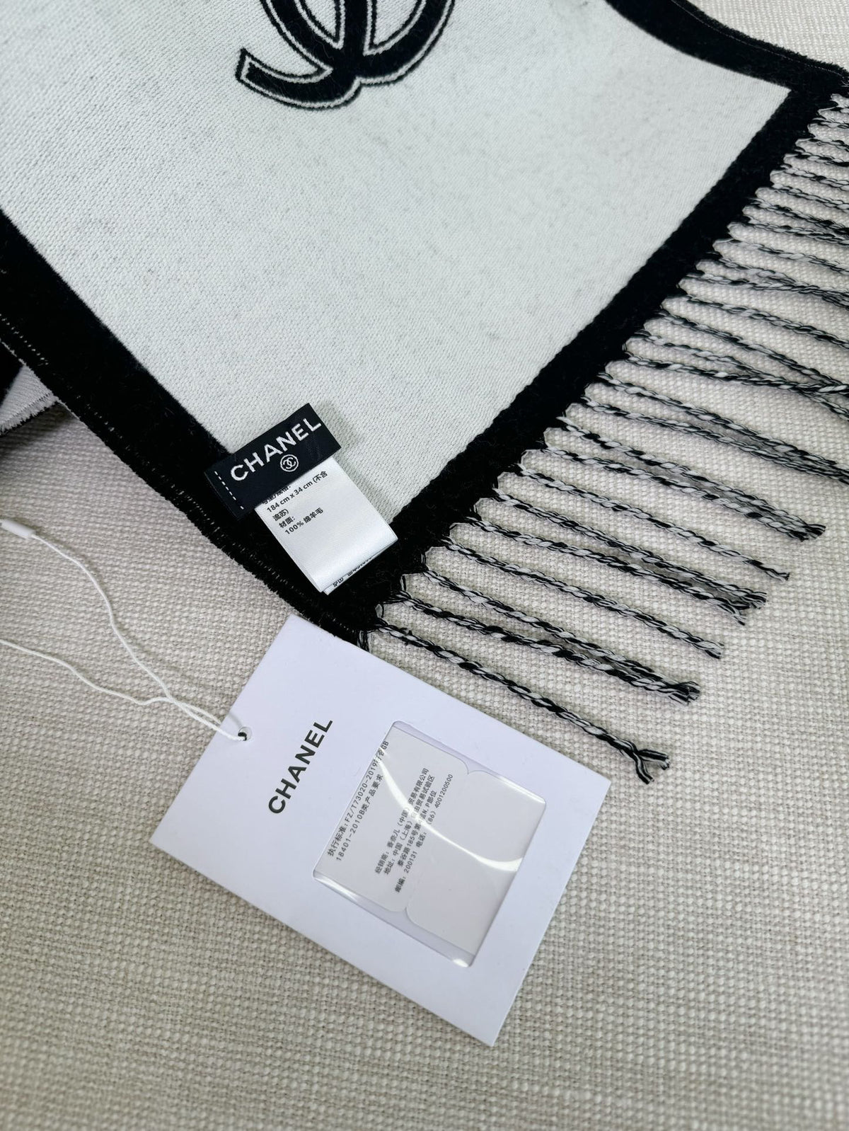 Chanel Colorblock Scarf - 973282942 - Photo 7