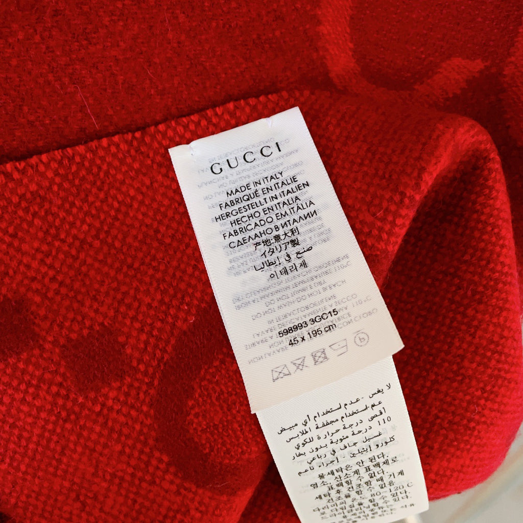 Gucci Jacquard Scarf - 975221270 - Photo 7