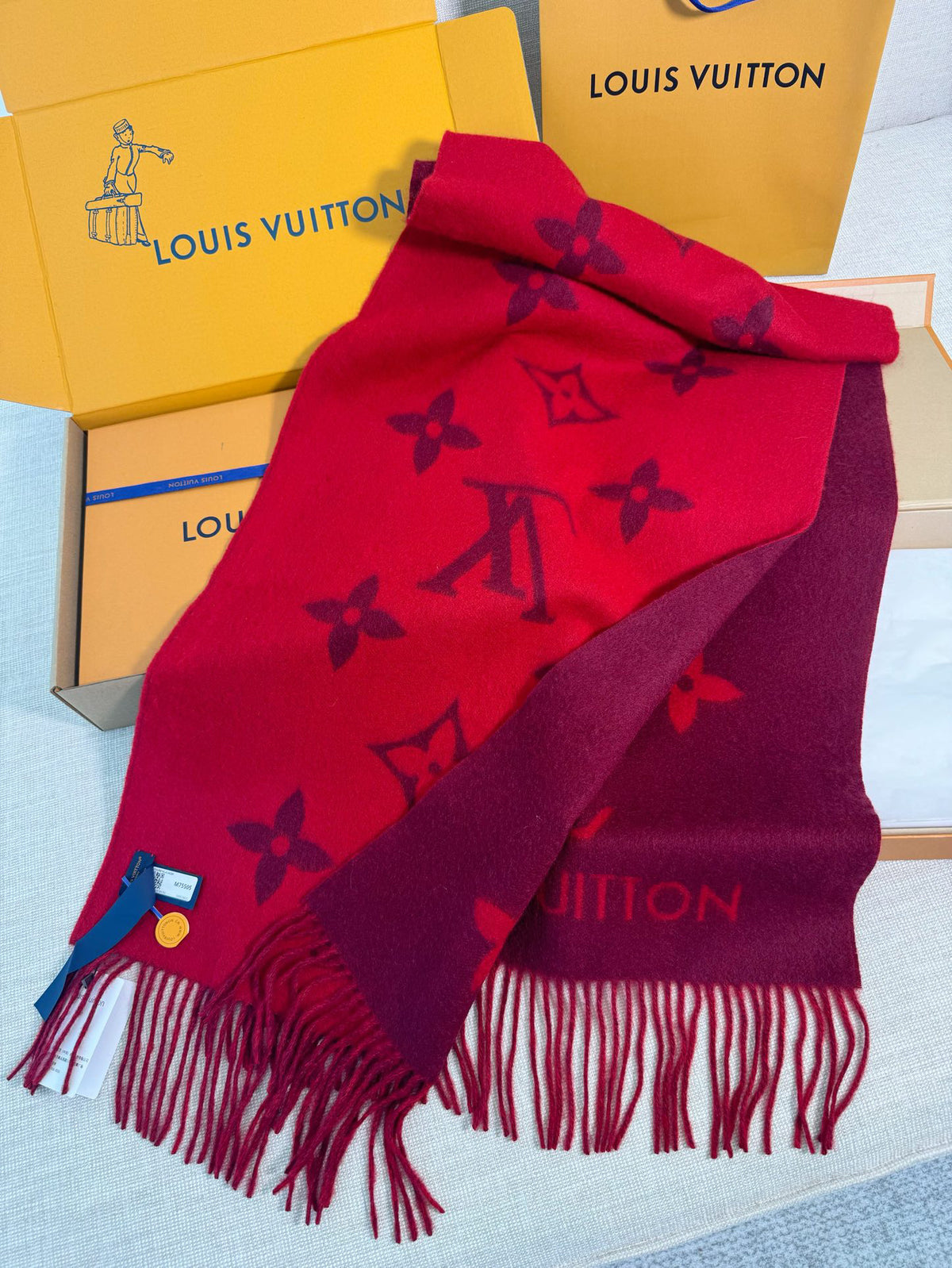 Louis Vuitton Jacquard Scarf - 973646695 - Photo 7