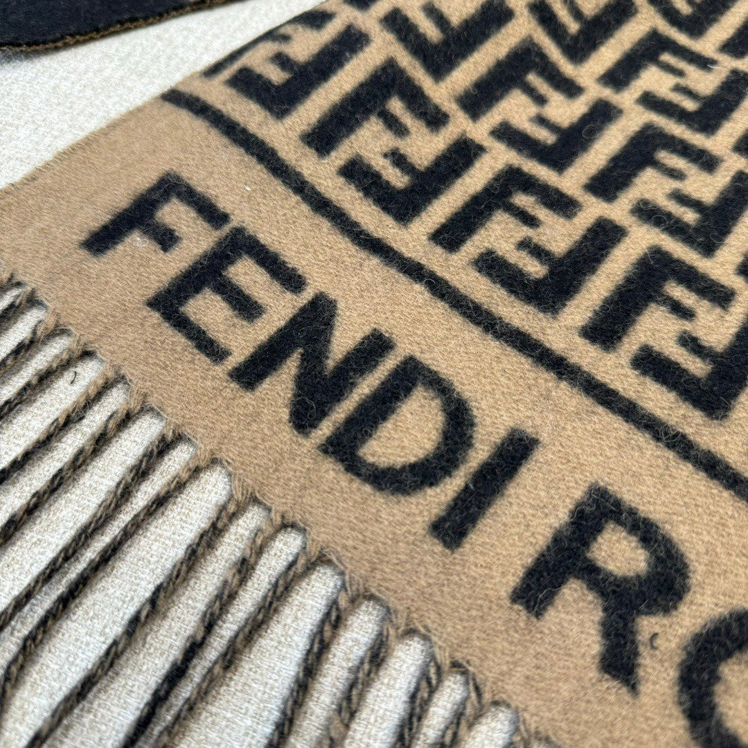 Fendi Logo Detail Scarf - 1245380148 - Photo 7
