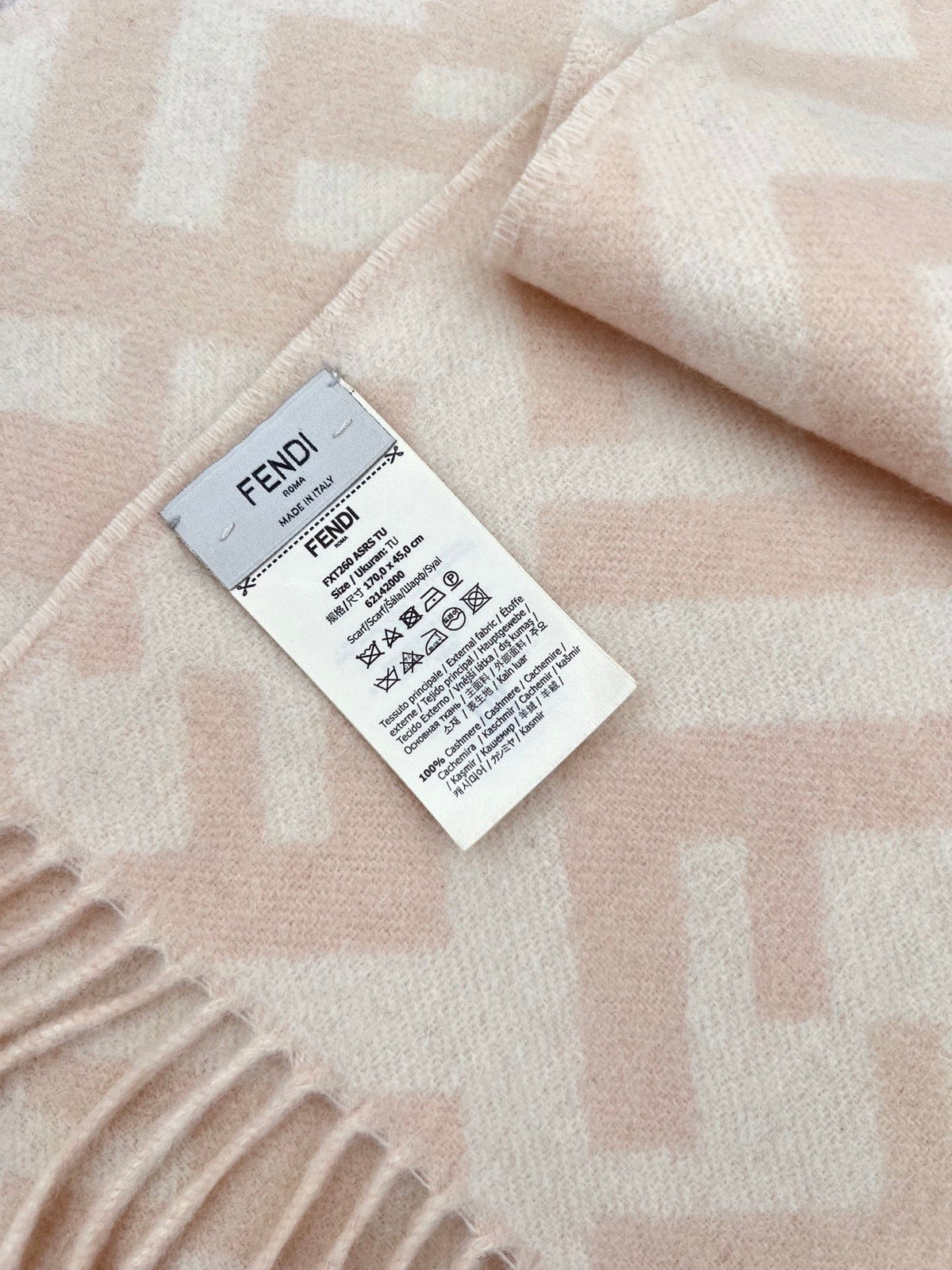 Fendi Logo Detail Scarf - 1245373238 - Photo 7