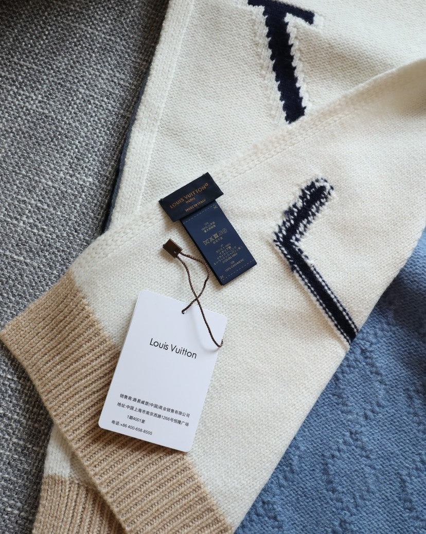 Louis Vuitton Colorblock Knit Scarf - 950099948 - Photo 7