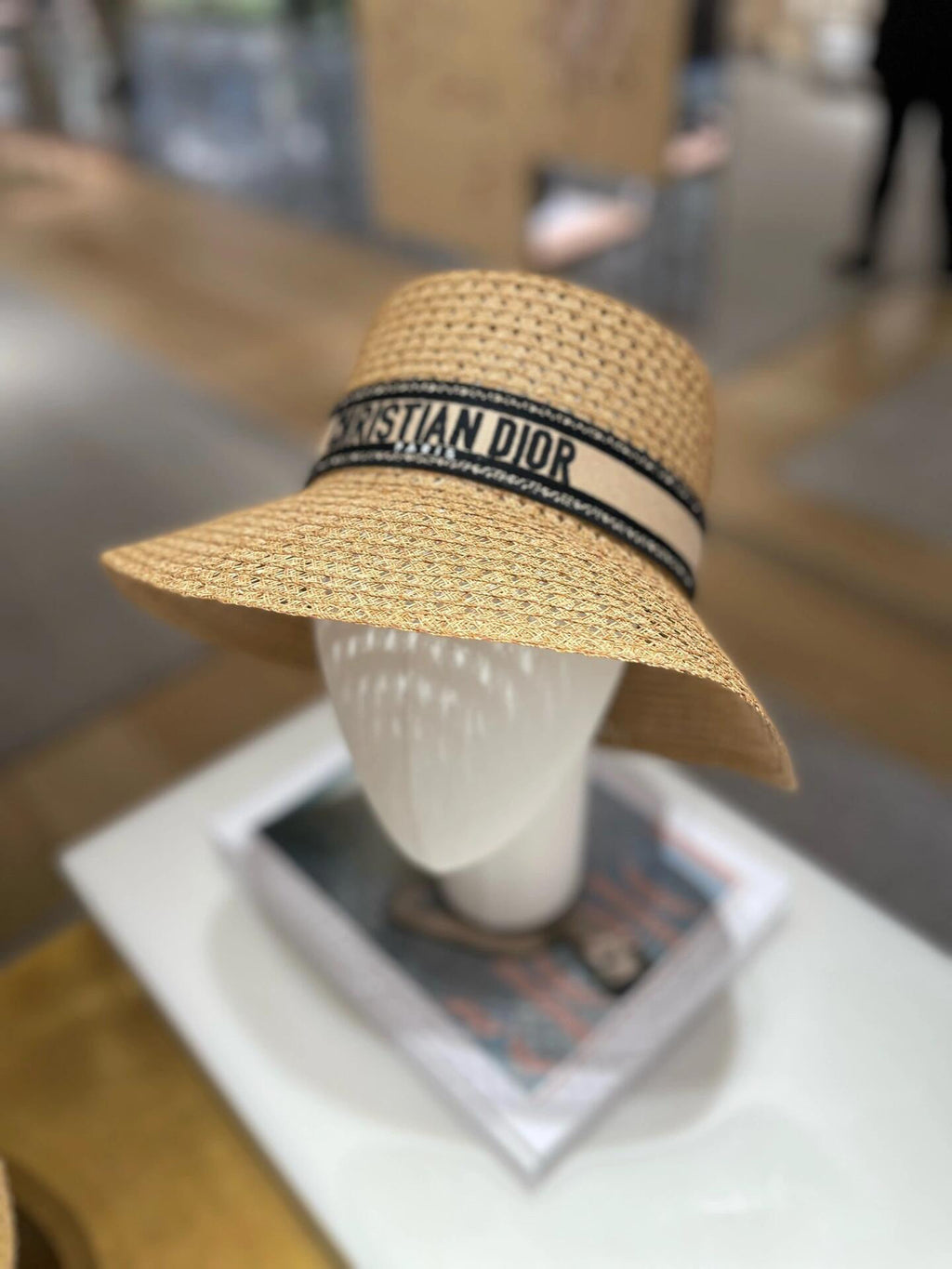 Dior Embroidered Logo Detail Sun Hat - 1009272011 - Photo 7
