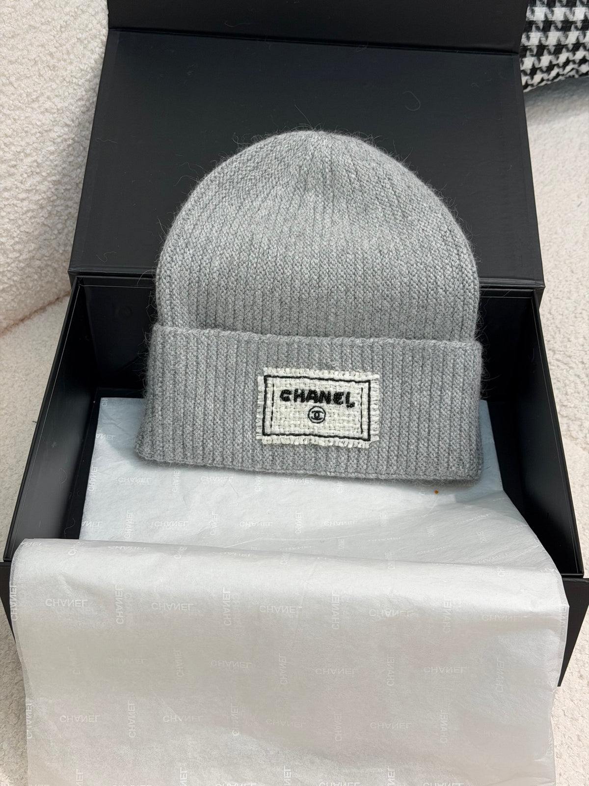 Chanel Knit Beanie - 1245543625 - Photo 7