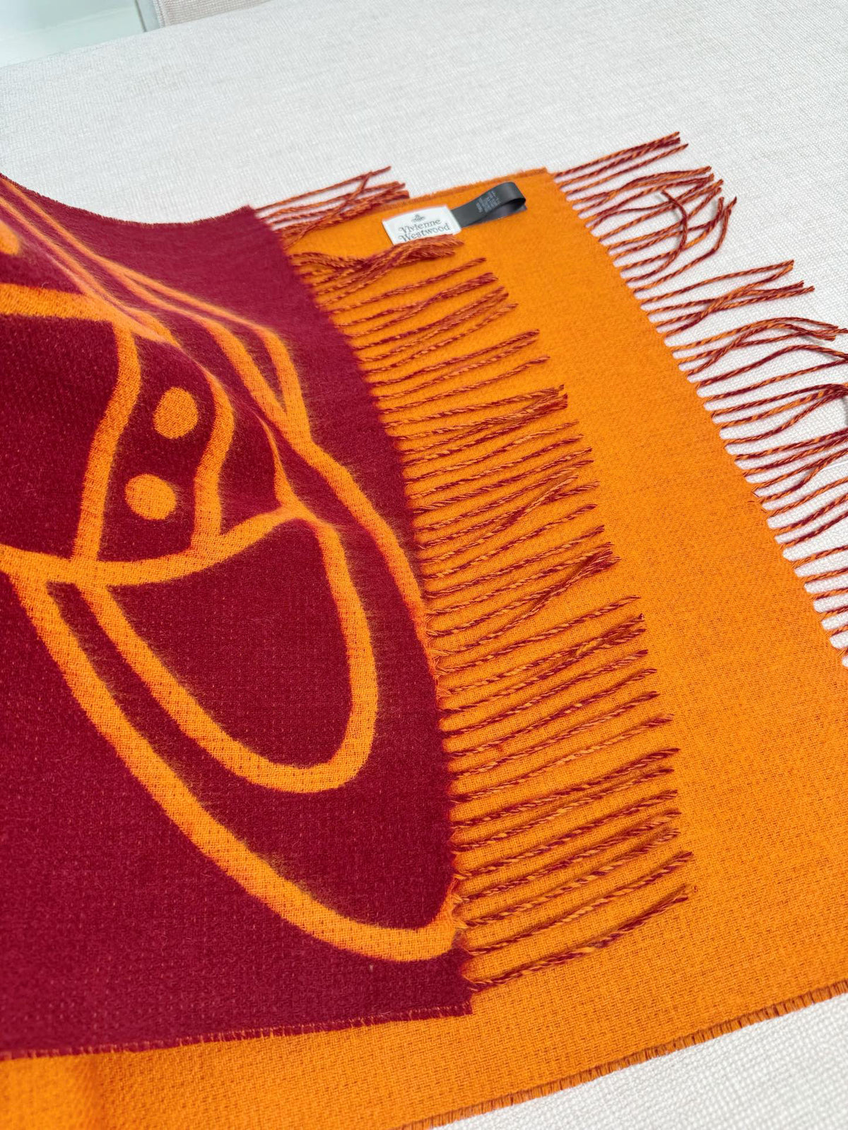 Vivienne Westwood Jacquard Logo Detail Scarf - 973646213 - Photo 7