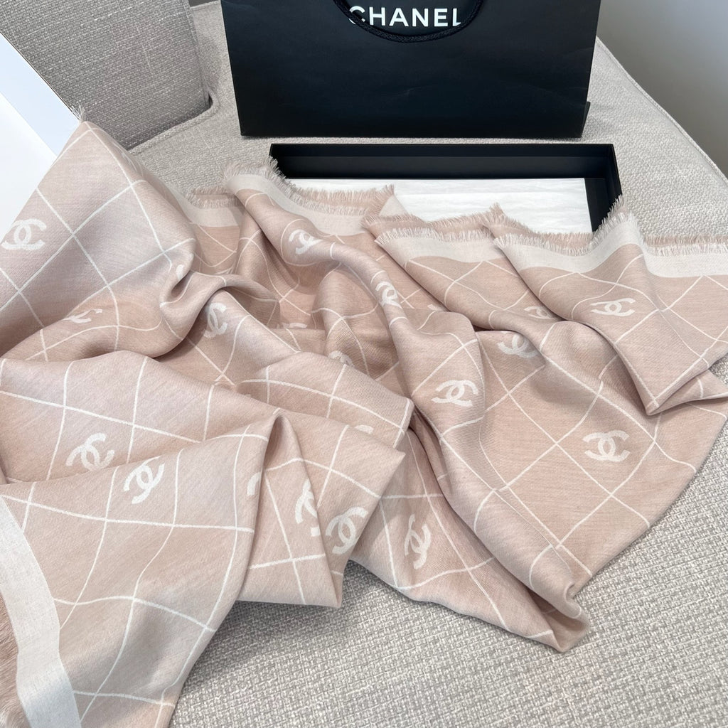 Chanel Jacquard Logo Detail Scarf - 1014310590 - Photo 7