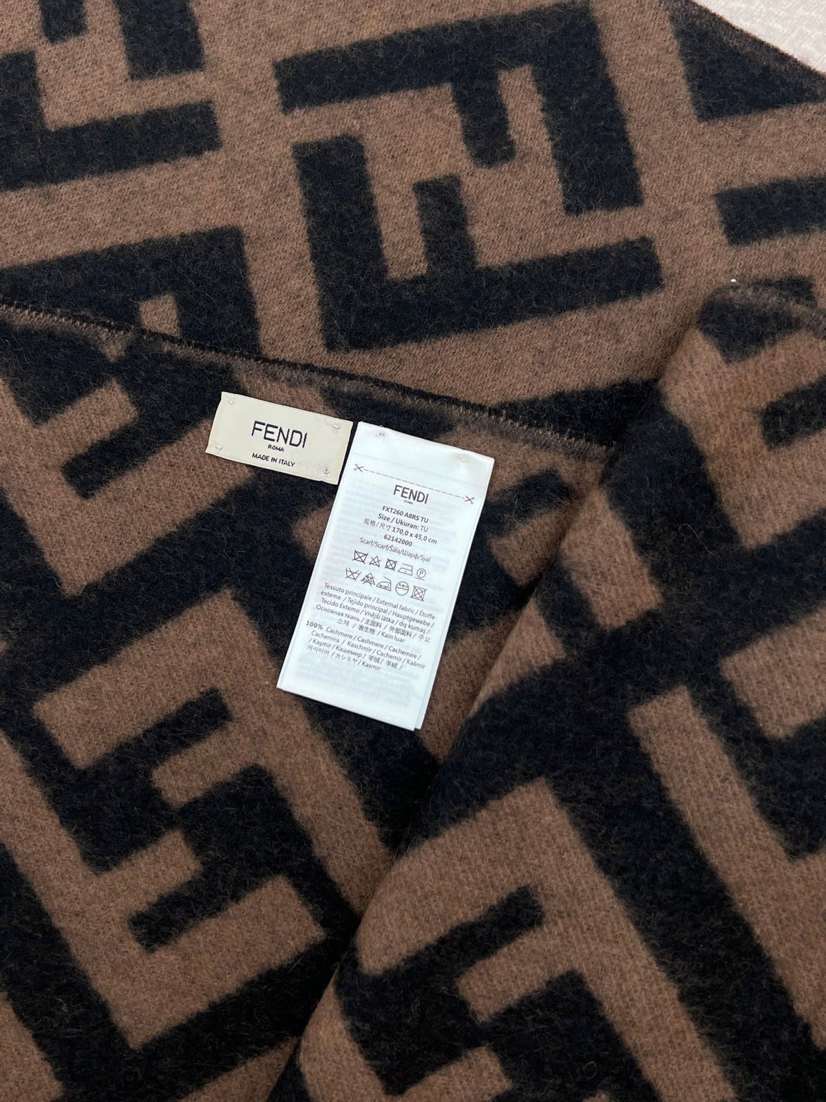 Fendi Logo Detail Scarf - 1245372310 - Photo 7