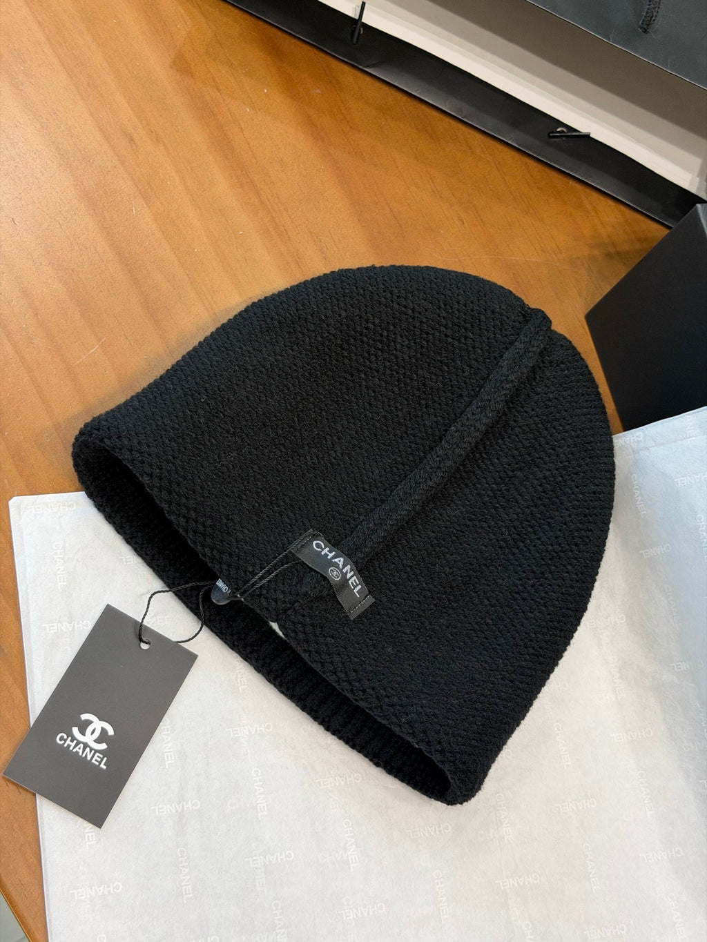 Chanel Colorblock Knit Beanie - 1245544057 - Photo 7