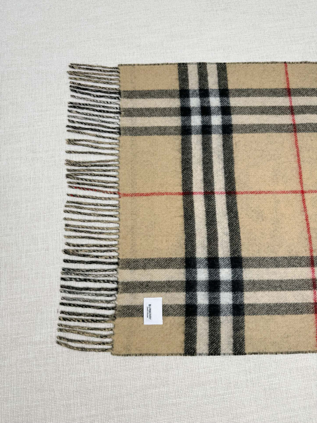 Burberry Check Pattern Jacquard Scarf - 973645832 - Photo 7
