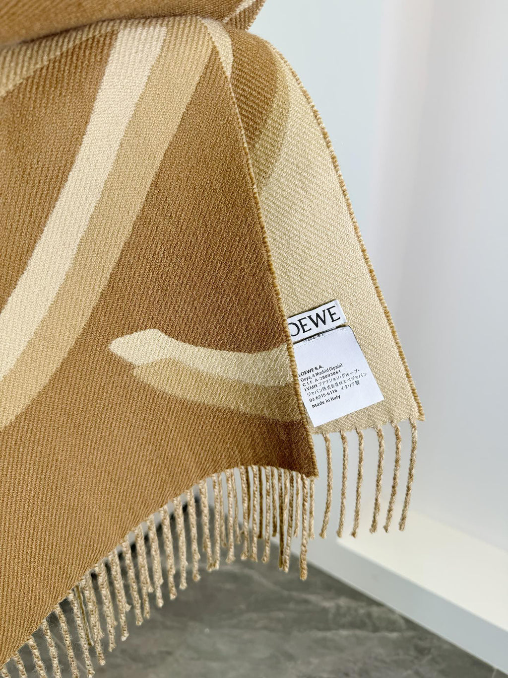 Loewe Jacquard Logo Detail Scarf - 973237724 - Photo 7