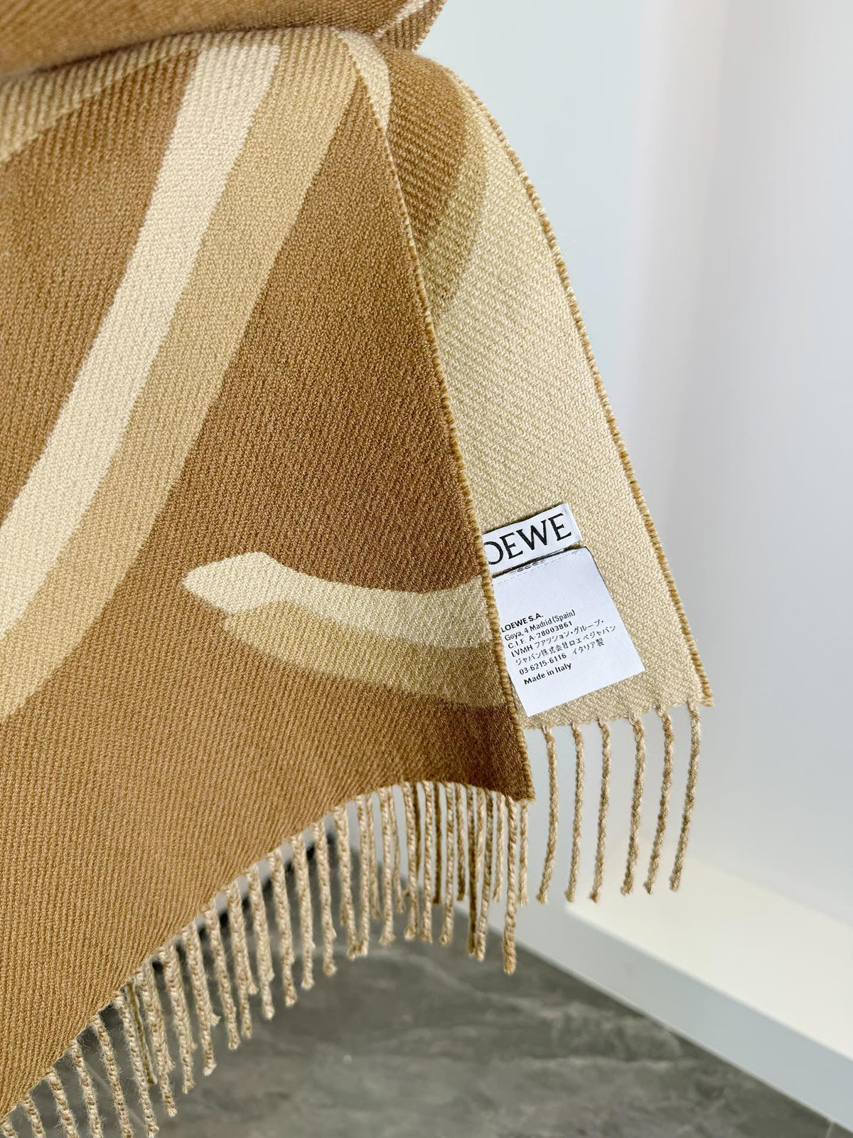 Loewe Jacquard Logo Detail Scarf - 973237724 - Photo 7