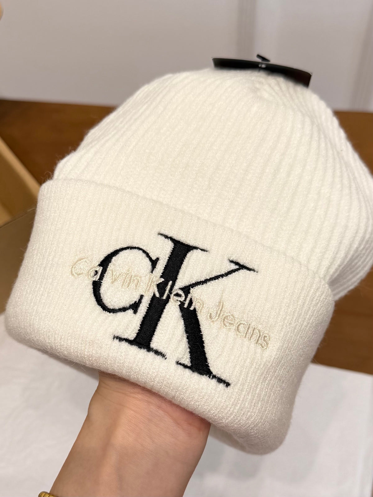Calvin Klein Embroidered Logo Detail Beanie - 1245544210 - Photo 7