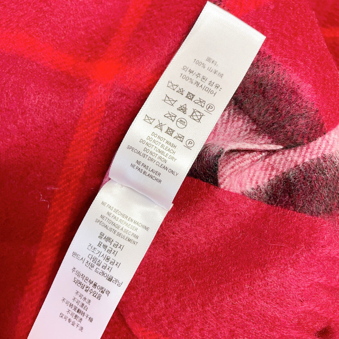 Burberry Check Pattern Scarf - 975223125 - Photo 7