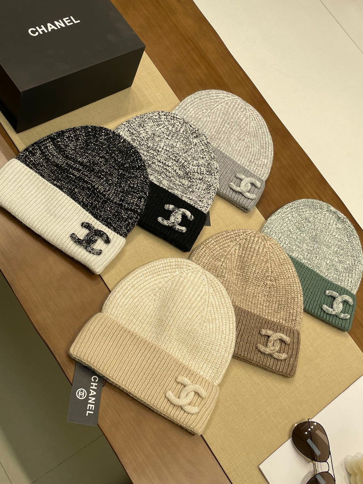 Chanel Knit Beanie - 975370257 - Photo 7