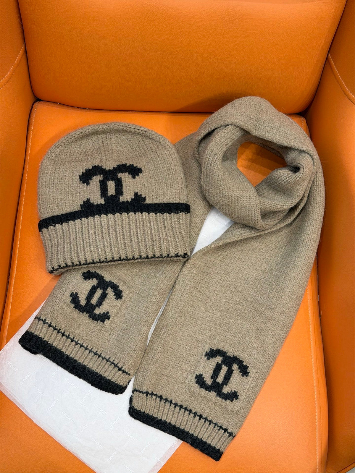 Chanel Jacquard Colorblock Accessory Set - 1245544584 - Photo 7