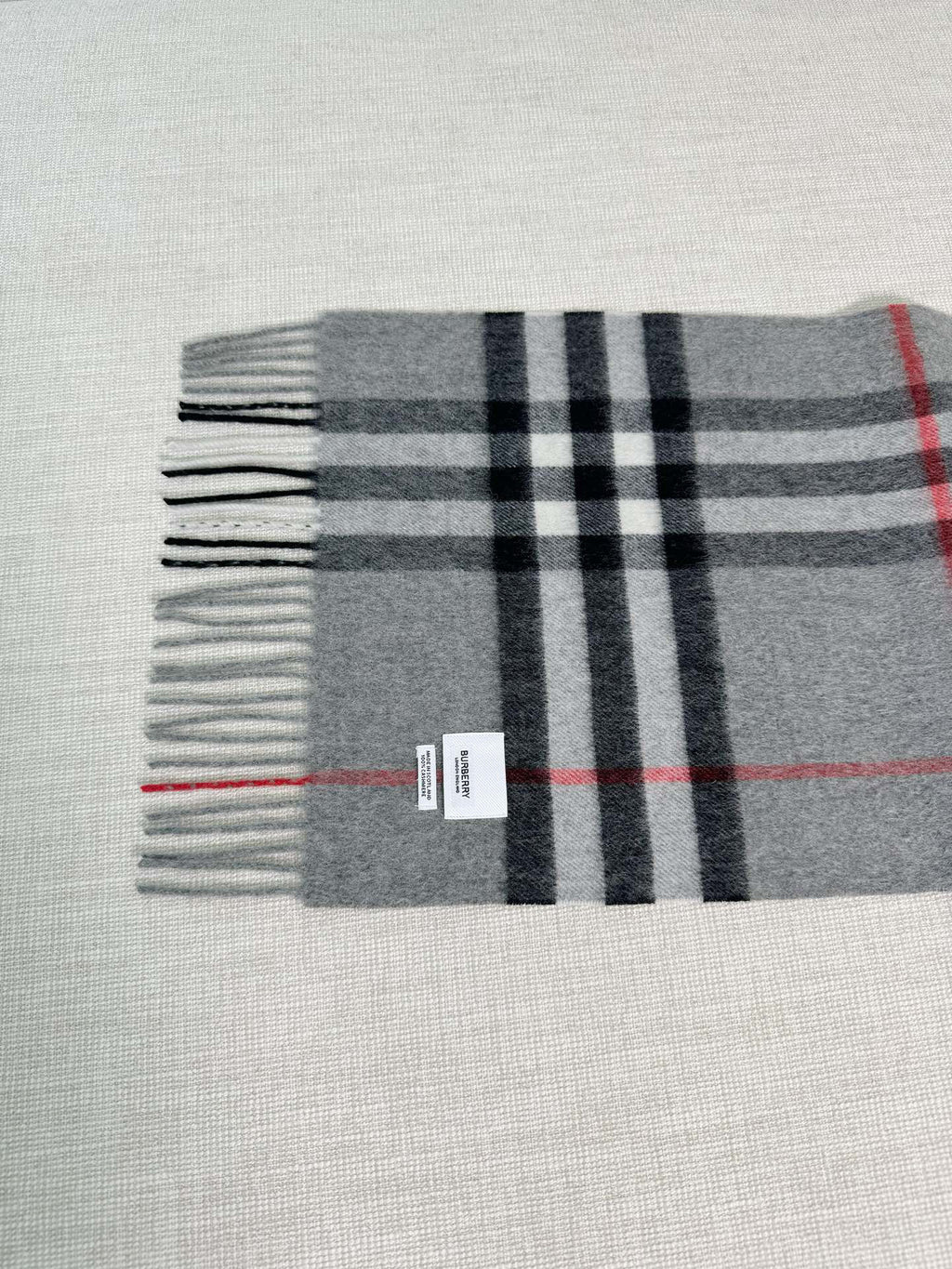 Burberry Check Pattern Scarf - 973281790 - Photo 7