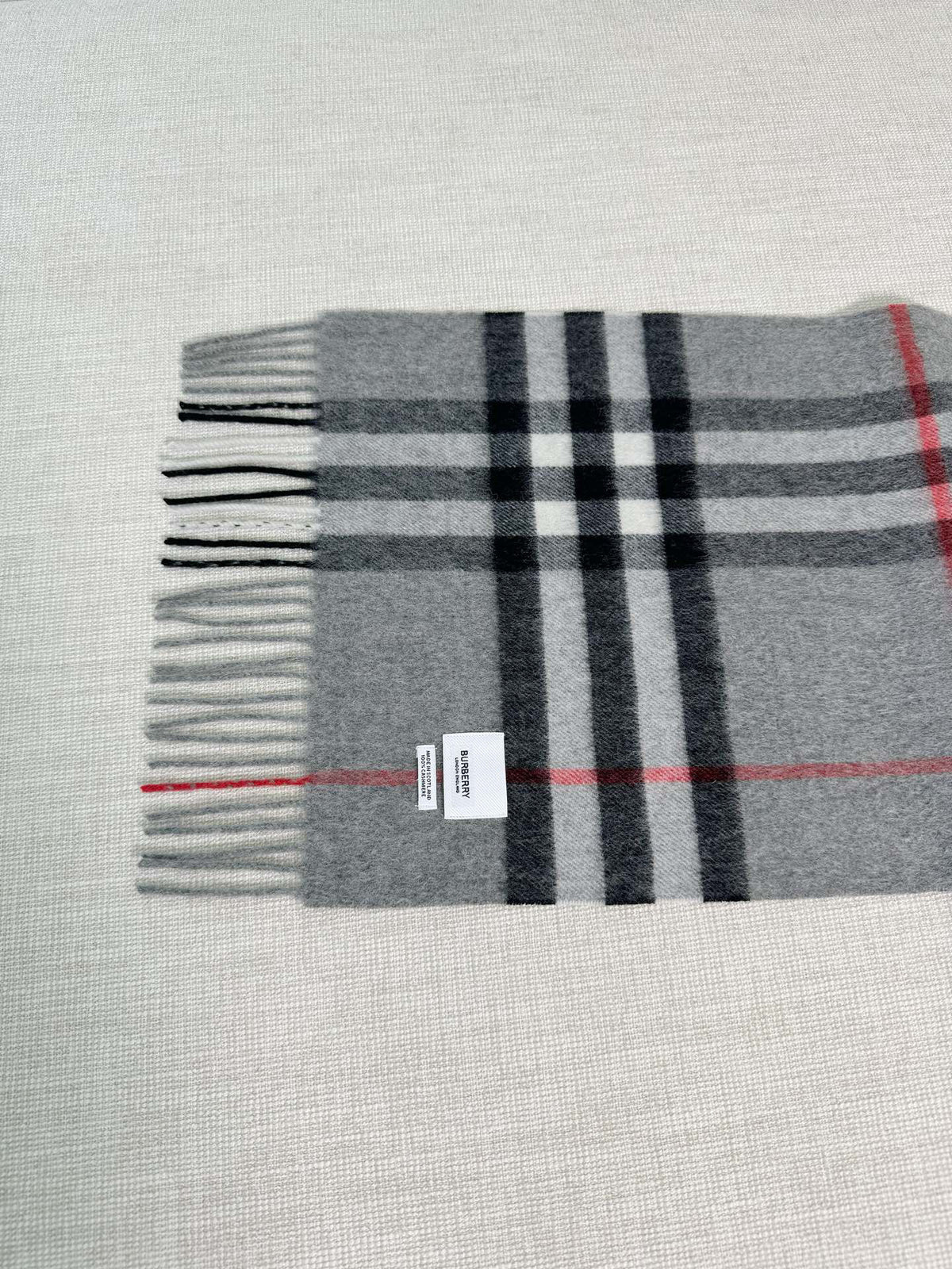 Burberry Check Pattern Scarf - 973281790 - Photo 7