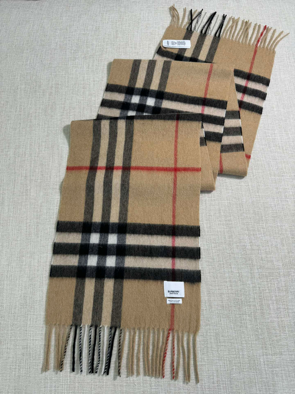 Burberry Check Pattern Scarf - 973282107 - Photo 7