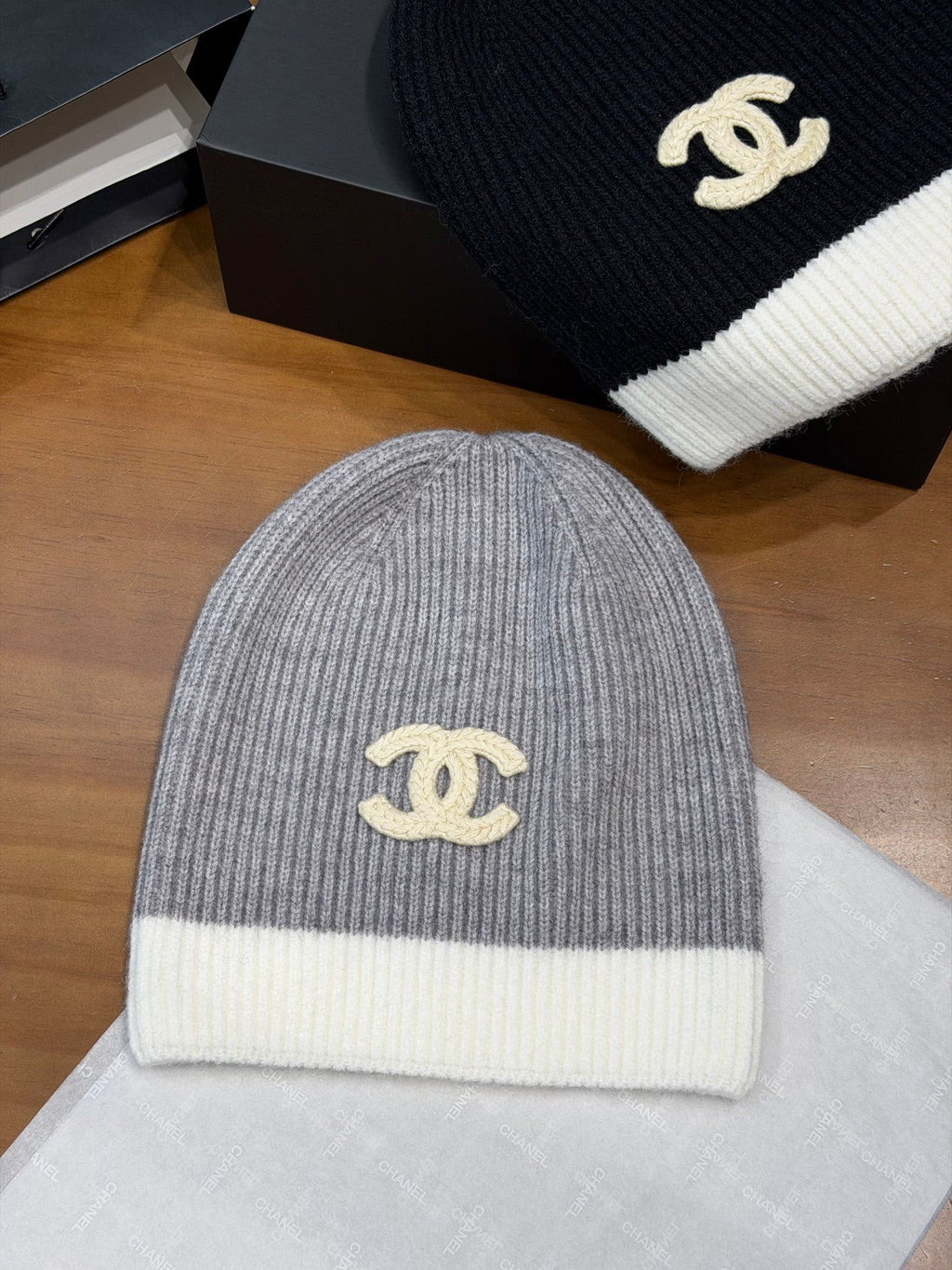 Chanel Knit Beanie - 1245543842 - Photo 8