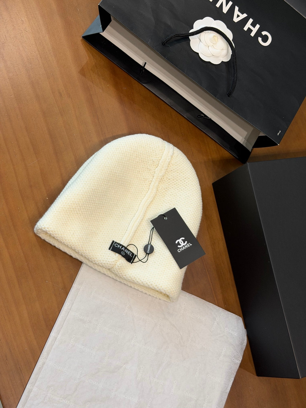 Chanel Colorblock Knit Beanie - 1245544019 - Photo 8