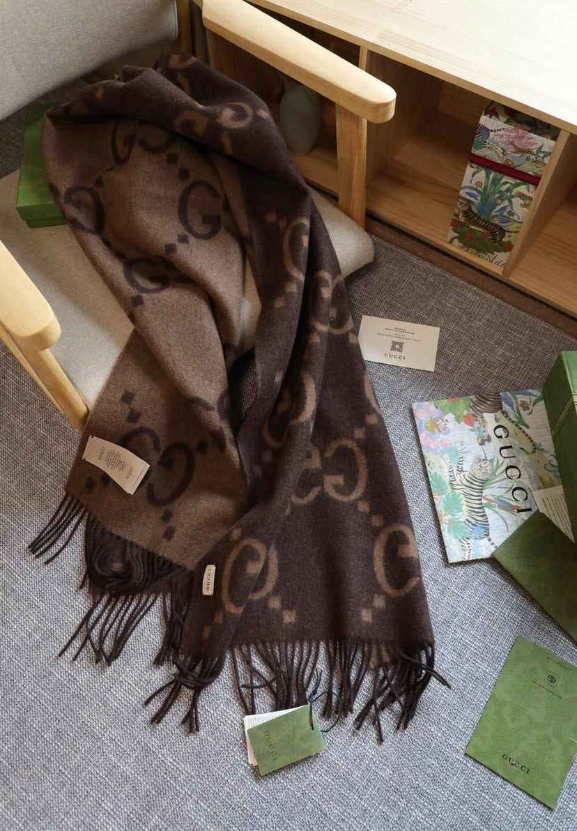 Gucci Jacquard Scarf - 944940211 - Photo 8