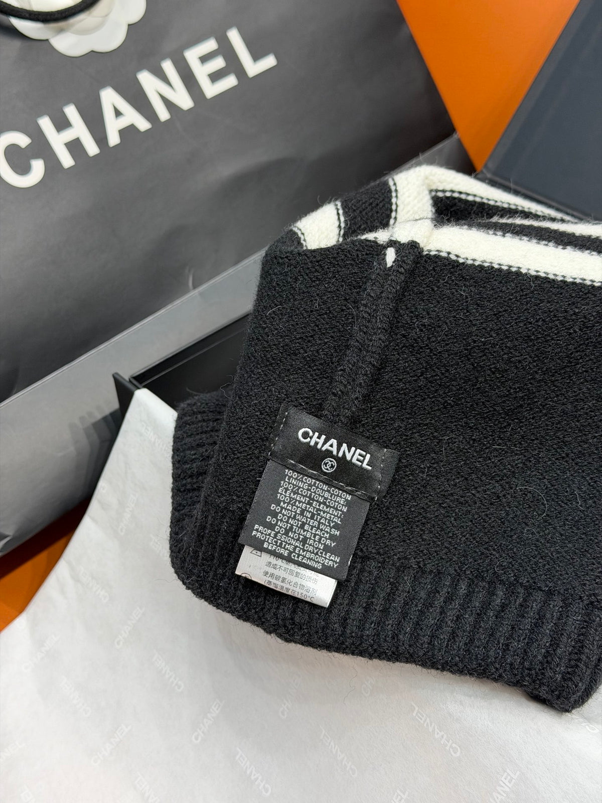 Chanel Knit Beanie - 1245543826 - Photo 8